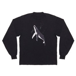 Humpback Whale and Human Long Sleeve T-shirt