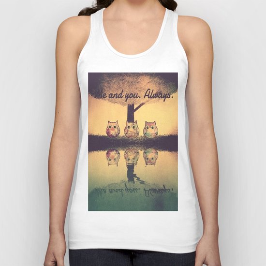 owl-204 Unisex Tank Top