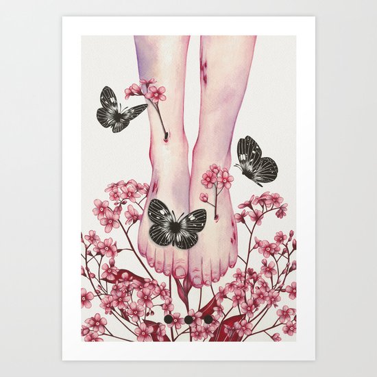 It Aches III Art Print