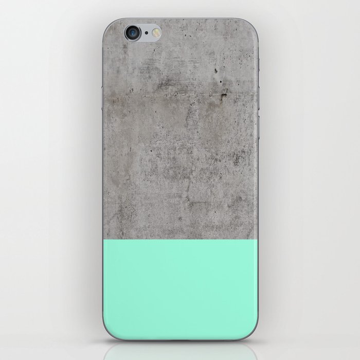 Sea on Concrete iPhone Skin