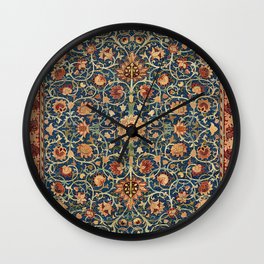 Holland Park Carpet by William Morris (1834-1896) Wall Clock