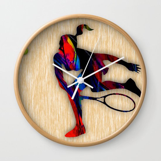 Tennis Wall Clock