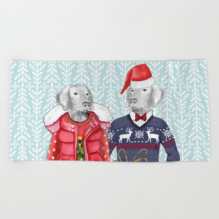 beach ugly christmas sweater