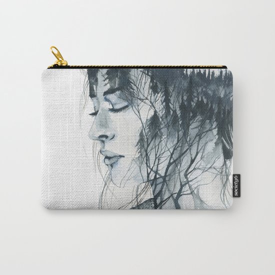 Into thick woods alone Carry-All Pouch