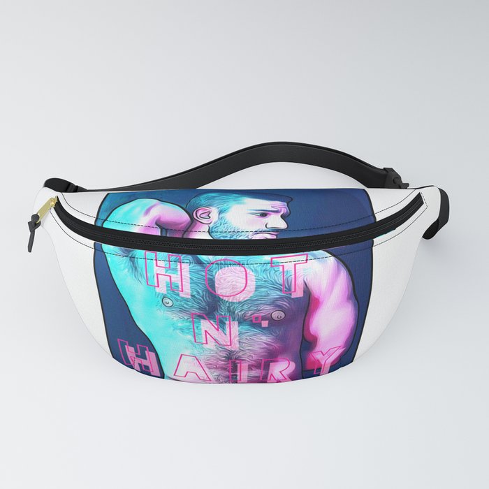 Hairy top fanny pack