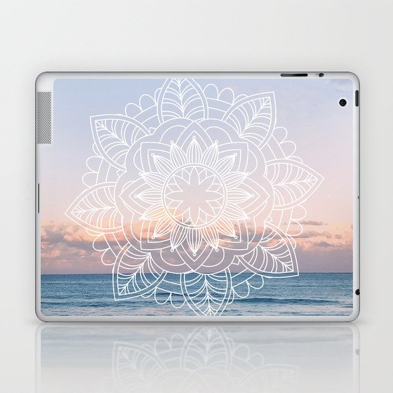 Twilight surf mandala Laptop & iPad Skin
