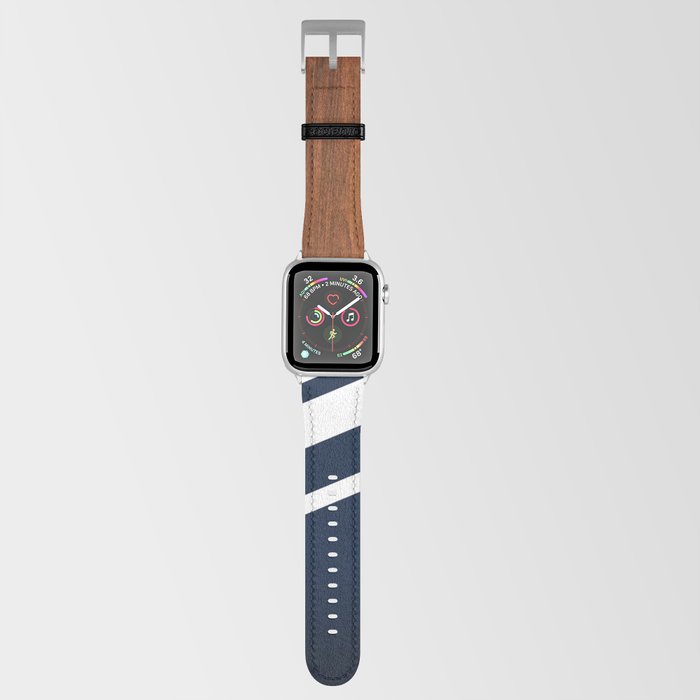 Wooden Navy Apple Watch Band
