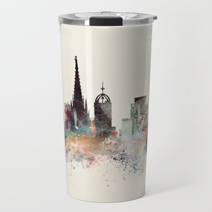 barcelona spain skyline Travel Mug