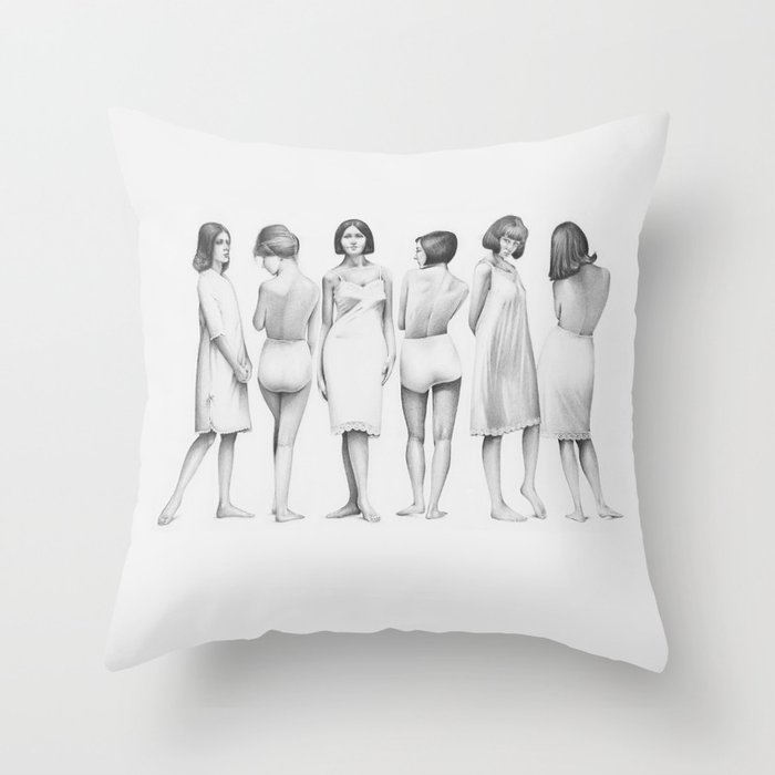 girls Throw Pillow