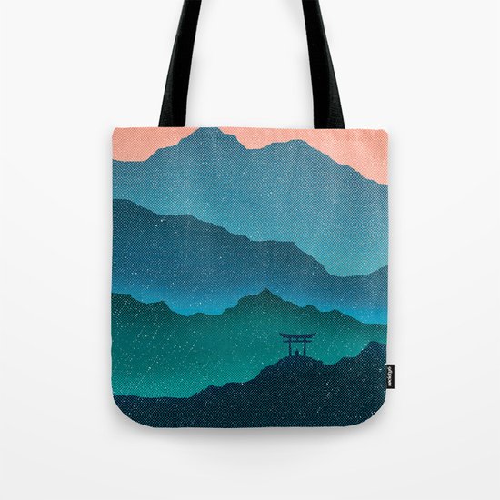 Meditating Samurai Tote Bag