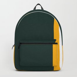 Green Bay Football Team Green Yellow Gold Solid Mix Backpack