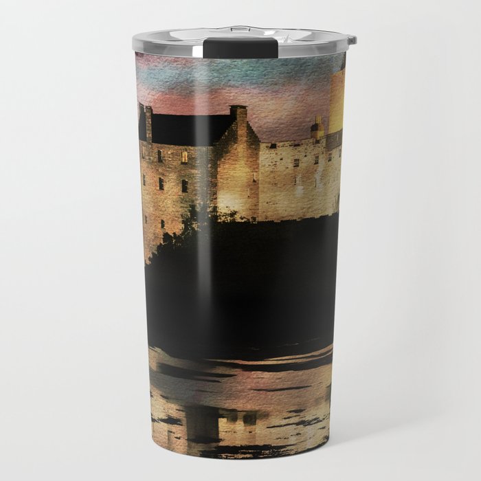 Eilean Donan Castle at Sunset. Travel Mug
