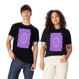 Lavender Purple Mandala Explosion T Shirt