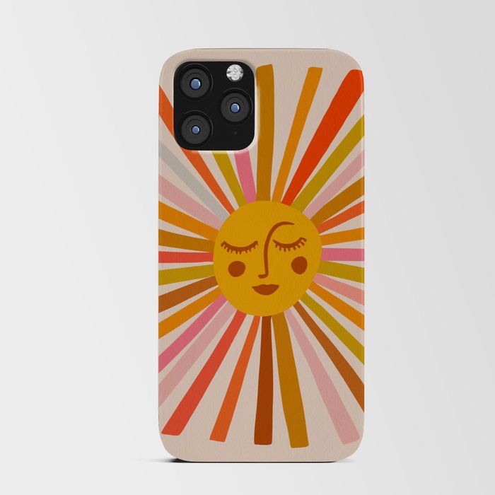 Sunshine – Retro Ochre Palette iPhone Card Case