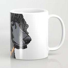 Misza the Black Standard Poodle Coffee Mug