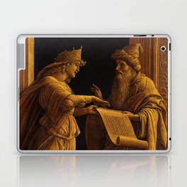 A Sibyl and a Prophet, 1495 by Andrea Mantegna Laptop Skin