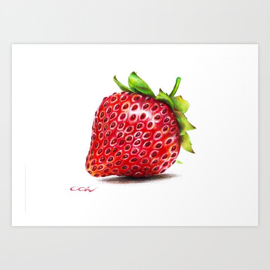 Strawberry Art Print