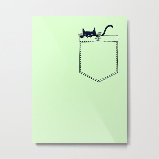Po(CAT) Metal Print