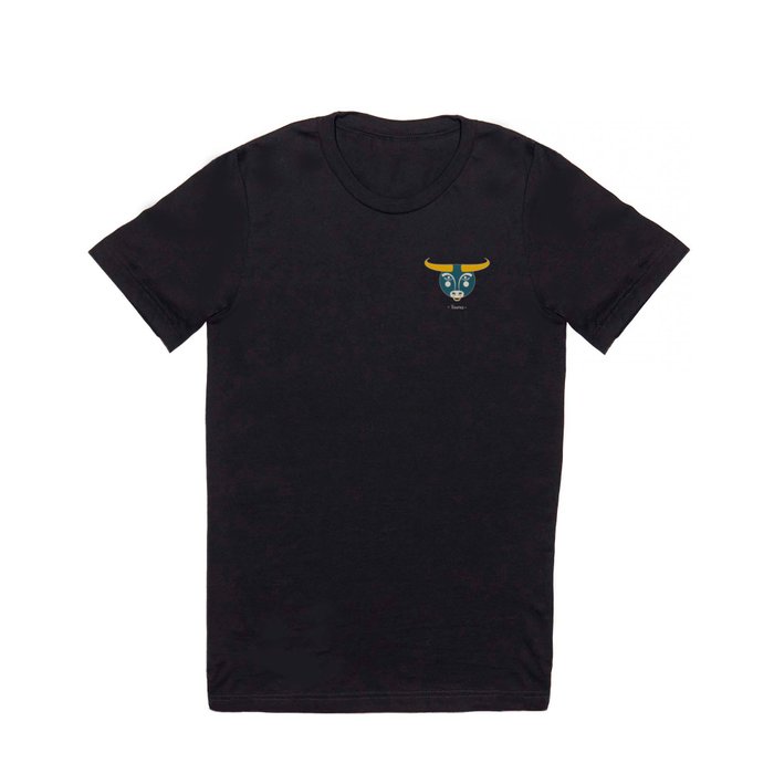 Taurus - Navy Retro T Shirt