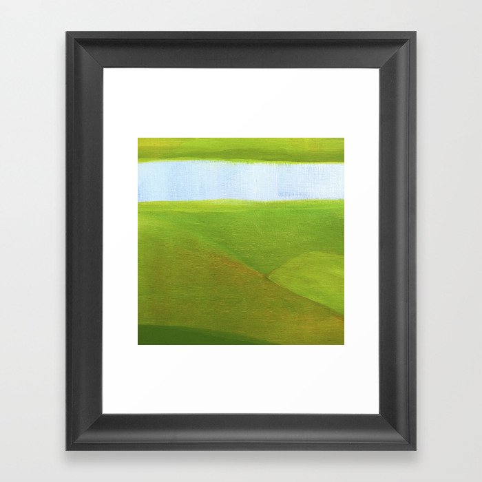 grassy Framed Art Print