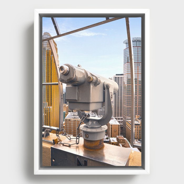 Minneapolis Skyline Views | Architecture Photography and Collage Framed Canvas