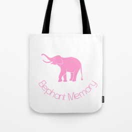 Elephant Memory Tote Bag