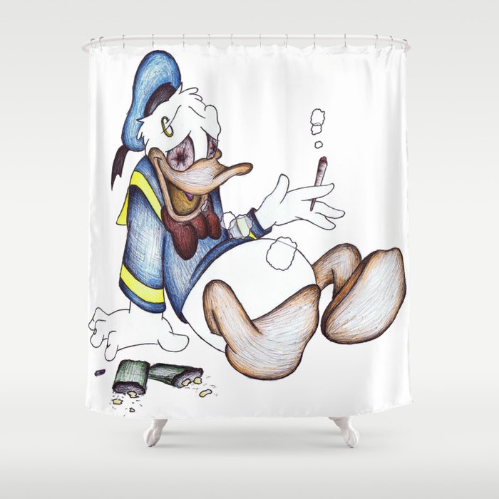 Donald The Stoner Shower Curtain