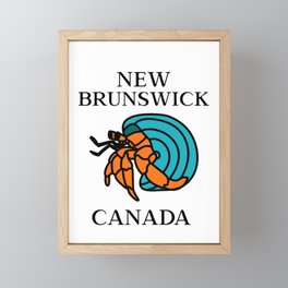 New Brunswick Hermit Crab Framed Mini Art Print