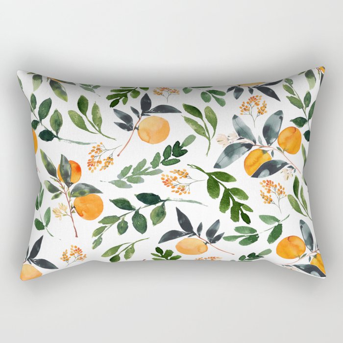 Orange Grove Rectangular Pillow