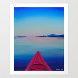 Kayak Series #1: Comox Art Print