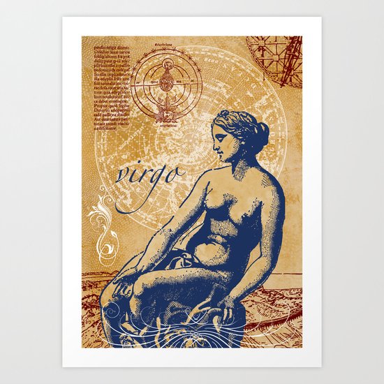 virgo | jungfrau Art Print
