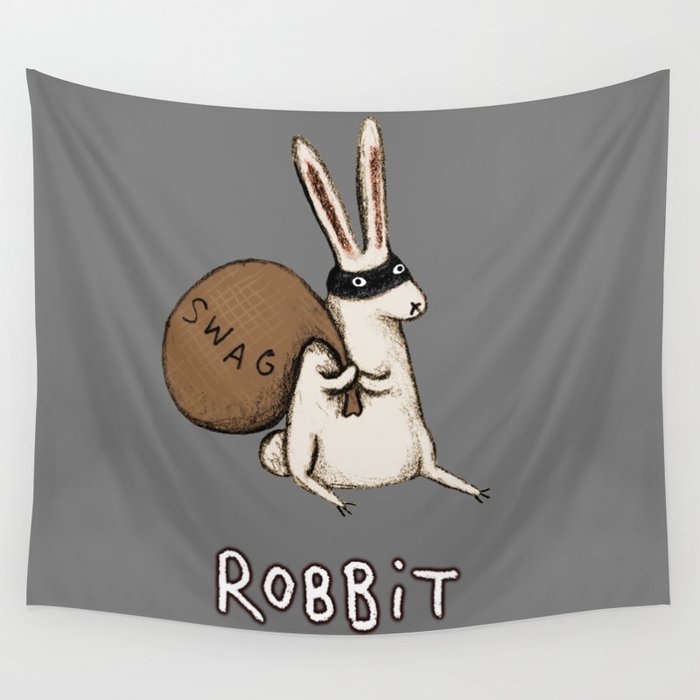 Robbit Wall Tapestry