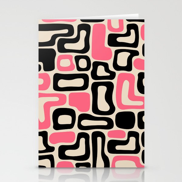 Retro Mid Century Modern Abstract composition 463 Stationery Cards