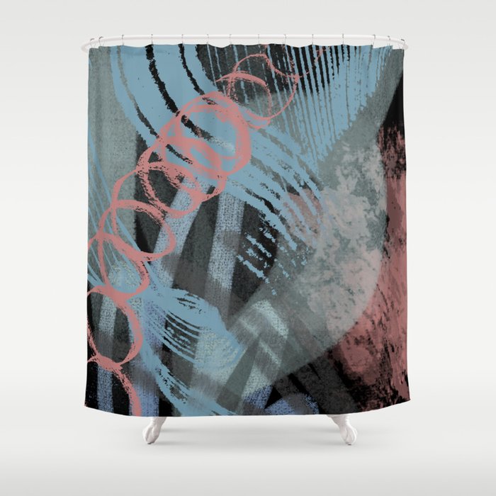 Abstract2 Shower Curtain