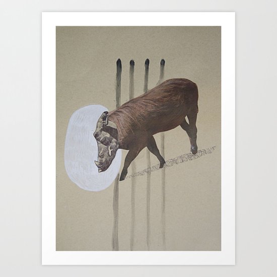 kraft5 Art Print
