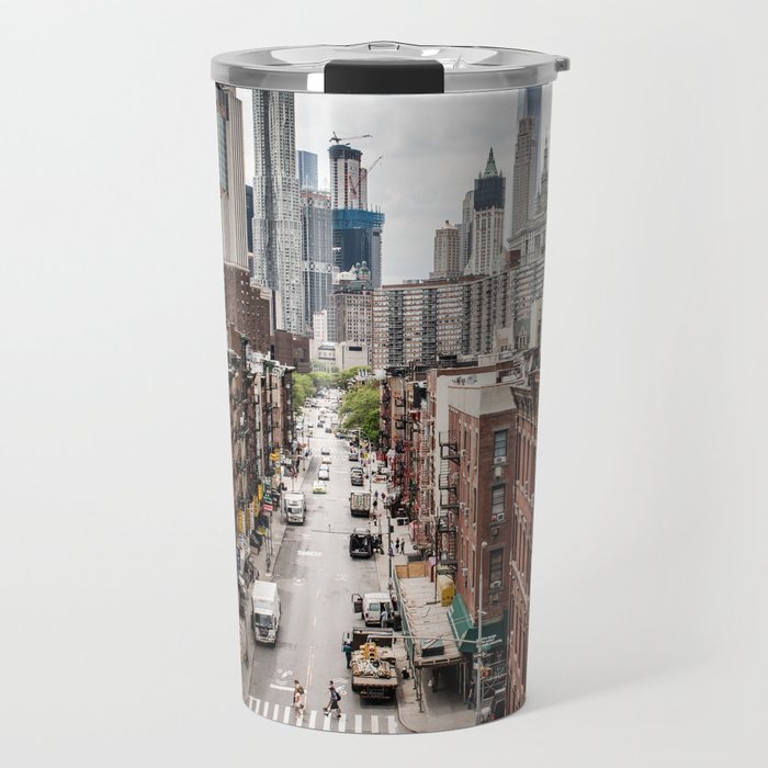 New York City Skyline (Brooklyn, Queens, Manhattan) Travel Mug