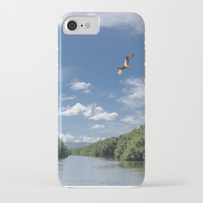 Rio Espiritu Santo y Osprey iPhone Case