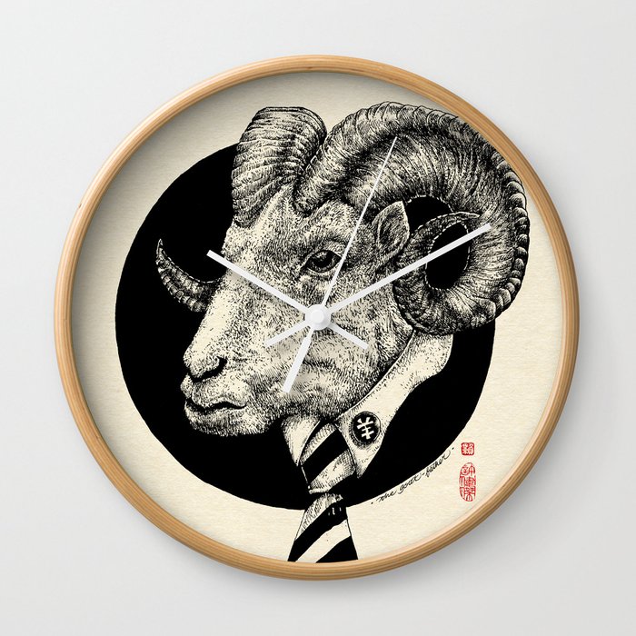The Goat Father Wall Clock