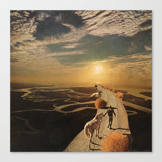 unicorns are real Canvas Print