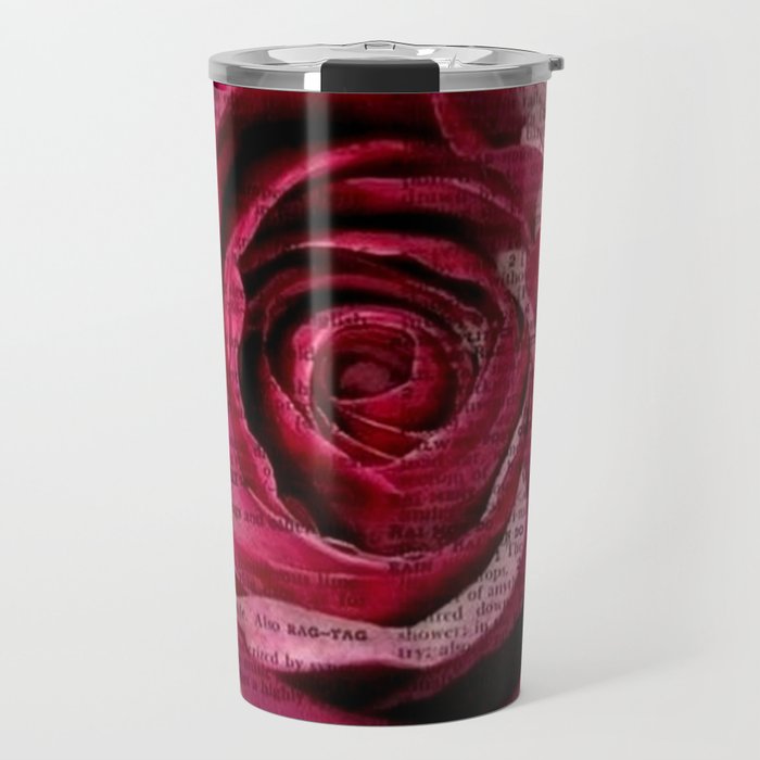 Paper Roses Travel Mug