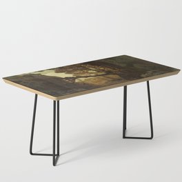 Rocky scene with trees vintage Coffee Table