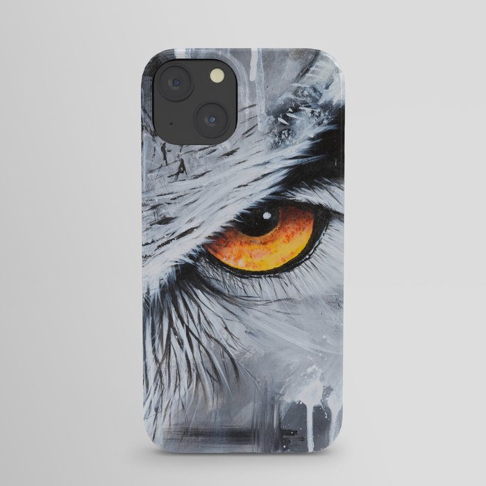 owl eye night vision iPhone Case