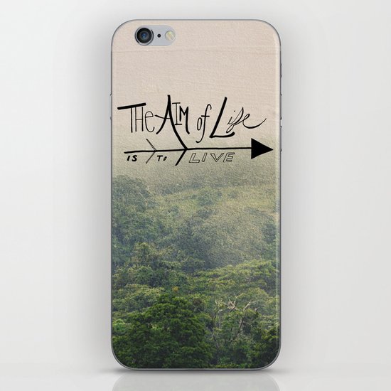 The Aim of Life iPhone & iPod Skin