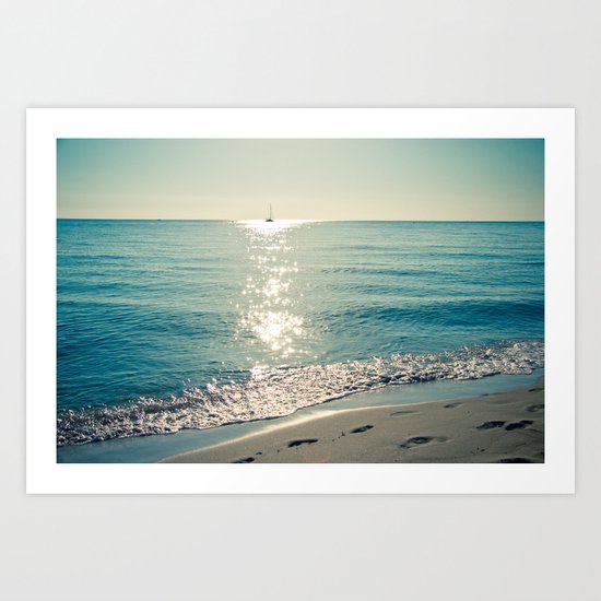 Sailing boat Art Print