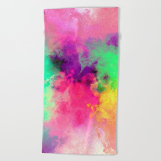 80's Rush Beach Towel