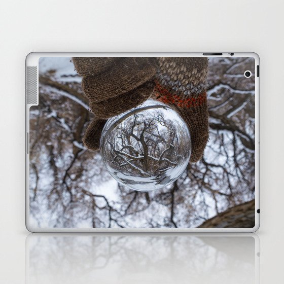 Lensball in Winter Laptop & iPad Skin