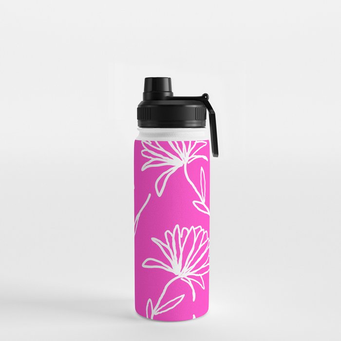 Boho flower Water Bottle