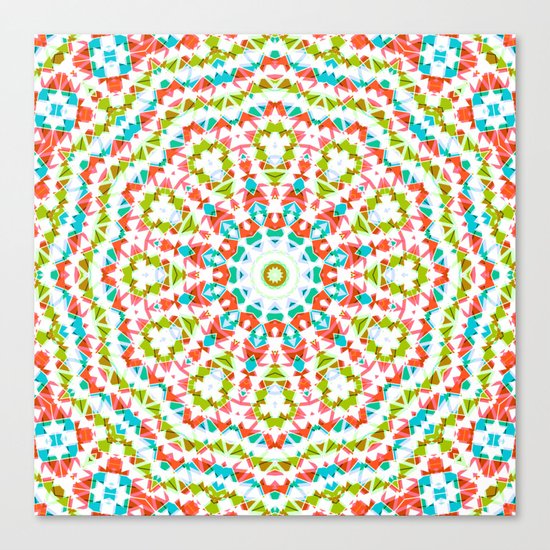 Kaleidoscope . Village . Canvas Print