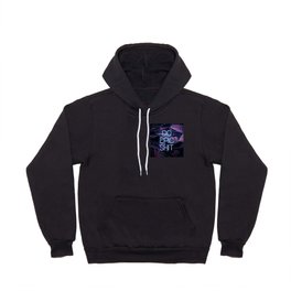 Do Epic Shit Neon Version Hoody | Digital, Inspirational, Purple, Ultraviolet, Quote, Leaves, Photo, Floral, Tropical, Greenery 