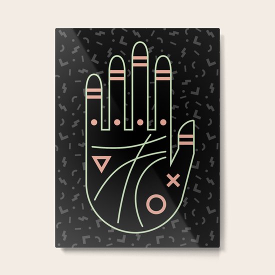 Palmistry Metal Print